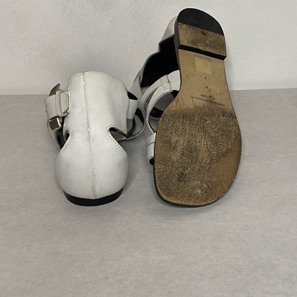 Sigerson Morrison Candee Strap Buckle Ankle Sandals - Picture 3 of 5